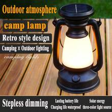 1PC Solar Flame Lamp Hemp Rope Dual-Charging Portable Decorative Light For Outdoor Camping Courtyard - Camping Lights - View 8