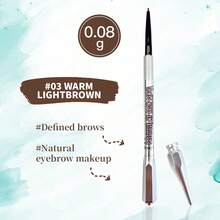 1支 Benefit Precisely My Brow 眉筆 #03 中色，0.08g，細尖頭定義眉形，防水抗汗，適合淺棕色髮色，精準彩妝 - 根根分明眉筆#03號 Medium 0.08g - 查看 6