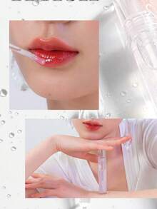 Rom&nd Brilho de Vidro Gloss Labial de Longa Duração 4,3g, Brilho de Pérola Meteoro, Textura Aquosa, Brilho Espelhado Transparente, Cria Lábios Hidratados e Volumosos como uma Galáxia, Cor Fixa o Dia Todo, Maquiagem Labial Estilo Coreano - 00 - Visão 4