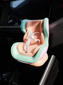 1pc Display Stand Suitable For Car Safety Seat Model, Suitable For Car Interior Or Desktop Decoration, Collectible Toy Accessory, Suitable As Birthday, New Year, Party, World Cup Gifts - Multicolor - View 2