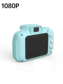 1080P Mini Portable Digital Camera, Rechargeable Camera With 2-Inch Screen And 15MP Resolution, Suitable As Christmas/Birthday Gift For 3-12 Years Old Boys And Girls, Includes 1 TF Card And Card Reader - Green - View 2