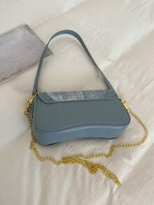 Fashionable Women's Crossbody Bag Suitable For Daily Outings, Travel, Shopping And Strolling - Blue - View 9