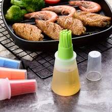 1pc Factory Stock Silicone Oil Bottle Brush With Lid, Graduated Scale, BBQ Basting Brush, Sauce Brush, Butter Brush, Kitchen Tool Wholesale - View 5