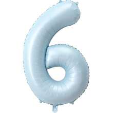 40 Inch Baby Blue Number Foil Balloon Birthday Anniversary Party Decoration Balloon Birthday Party Decor Arrangement - Baby Blue Number - View 19