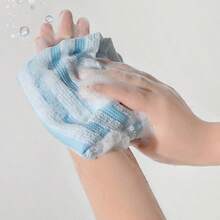 Japanese Style Long Sauna Towel, Elastic And Extra Long, Self-Use Back Scrubbing Towel, Nylon Exfoliating Bath Towel, 1pc - Multicolor - View 3