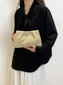 Women Shoulder Bags - Apricot - View 5