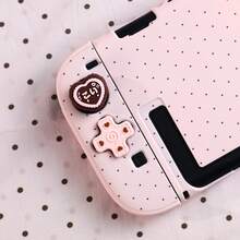 IINE Switch 2 (2025) 保護殼，硬質 PC 外殼，輕量全方位保護，精準開孔設計，可愛波點圖案，粉色 & 薄荷巧克力色 - 查看 5