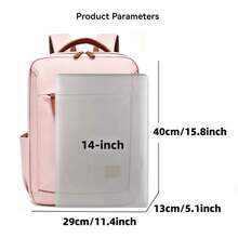 Cabin Travel Backpack 44x32x18, Suitable For Ryanair, Carry-On Cabin Bag 44x32x18, Women's 15.6 Inch Laptop Bag, Student Carry-On Backpack, Back To School Essential - Multicolor - View 9