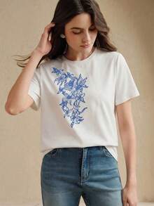 Women T-Shirts - 白色 19 - 查看 1