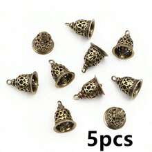5pcs 15x12mm Bell Charms Pendant DIY Jewelry Making Findings Accessories For Earrings Bracelet Supplies - 15x12mm - View 7