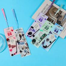 Off Campus Ice Hockey Romantic Story Acrylic Bookmark, Printed With Characters From The Novel "Briar University", Suitable For Ice Hockey Romance Readers, Sports Novel Enthusiasts, BookTok Girls, Ice Hockey Love Stories, Book Lover Gift - Multicolor - View 9