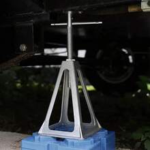 SAILUN Pack Of 2/4 Axle Stand Set For Static Caravan, Adjustable Height 28-43 Cm, Aluminum Support Stands For Caravan, Trailers, Maximum Load 1000 Kg, Caravan Accessories - 2 Pcs - View 6
