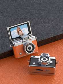 Palm-Sized Mini Camera With 180° Flip Screen And Beauty Filters-Perfect For Capturing Campus And Outdoor Moments; Doubles As A Portable Hanging Accessory - 查看 1
