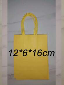 10pcs Colored Gift Wrapping Paper Bag Valentine Day - Multicolor - View 15
