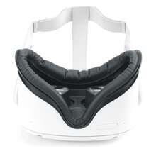 Replacement Face Cover For Quest 2 VR, PU Leather Eye Foam Mask Pad, Anti-Sweat Cushion With Comfort Fit, Washable VR Headset Accessory - 2pcs White - View 1