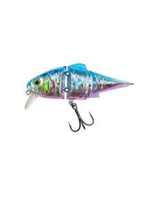 GOTURE 1 buah Umpan Ikan Kecil Bersambung yang Tenggelam Perlahan: 7cm/10.2g Umpan Keras Permukaan Tengah Air, Cocok untuk Ikan Bass, Peacock Bass, dan Ikan Lainnya - MultiWarna - View 9