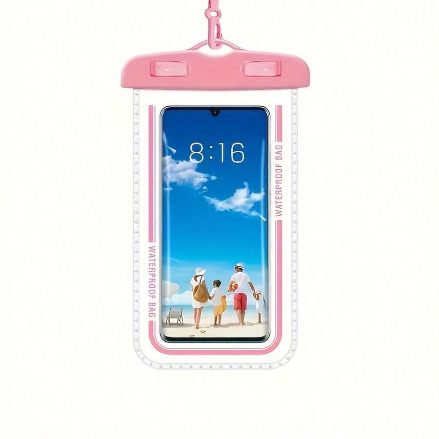 防水スマートフォンバッグで、最大7.2インチの防水スマートフォンを収納できます。ブルーとブラックの防水ケースで、ビーチリゾート、サーフィン、水泳、ボート利用に適しています。水中用スマートフォンポーチのギフトは、母親、家族、友人、子供に適しており、誕生日や祝日におすすめです。、Androidおよびほとんどのスマートフォンに対応しています。 - ピンク - チェックする 1