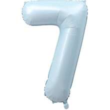40 Inch Baby Blue Number Foil Balloon Birthday Anniversary Party Decoration Balloon Birthday Party Decor Arrangement - Baby Blue Number - View 10