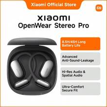 Xiaomi OpenWear Stereo Pro – Open-Ear Headphones Comfort With Secure Fit, Clear Pro-Level Sound, Less Sound Leakage,  Built-In Recording, Fast Pairing & All-Day Battery - Graphite Black - View 1