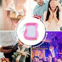 6/12/20pcs Mini Magnetic Drawing Board, Backpack/Keychain Notebook, Erasable Doodle Sketch Board, Birthday Party Favor/Gift Bag Filler, Back To School, Valentine's Day, Wedding, Birthday Gift [Random Color And Style] - Multicolor - View 5