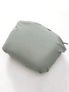 Pantalones cortos deportivos para exteriores para hombres, plegables, elásticos, de secado rápido y con múltiples bolsillos - Gris Claro - Ver 7