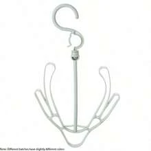 1Pc Windproof Shoe Drying Rack Multifunctional Portable Hanging Hook For Balcony Outdoor Patio Lightweight Footwear Clothes Organizer Storage Hanger Home Essential Display Stand Rack - View 4