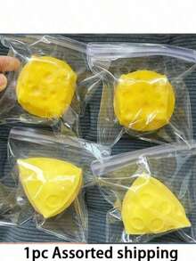 1個特大號柔軟起司塊 - 4英吋慢回彈壓力緩解玩具，可愛食物捏捏樂玩具，適合兒童與成人，完美用於緩解焦慮、桌面裝飾、派對贈品和創意禮物 - 彩色 - 查看 13