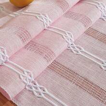 Boho Table Runner, Rectangular Farmhouse Decoration,Vintage Tassel Textured Table Runner,Multipurpose Decor Scarf For Dinner Table, Sideboard And Indoor Holiday Party,All Season Decor For Boho Dining Room, Tea Party And Cabinet Top. - Type B - View 5