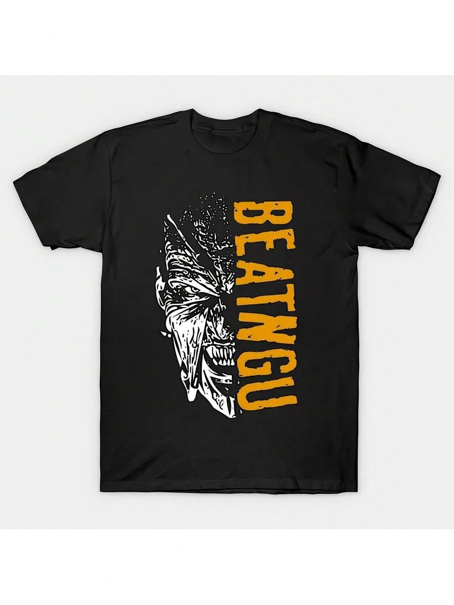 T-shirts Horrorie Jeepers Creepers, t-shirts de manga curta da moda para homem e mulher, para todas as estações - Preto - Ver 1