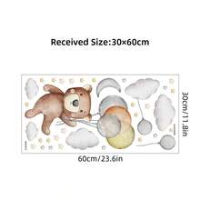 Balloon Animal Pattern Stickers, Self-Stick PVC Wall Decor, Easy Application For Kids Rooms & Nursery - Multicolor - View 13