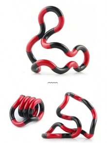Unlockable Tangle Twist Deformable Fidget Rope, Portable Sensory Anti-Anxiety Stress Relief Desktop Novelty Gift - 1 - 查看 7