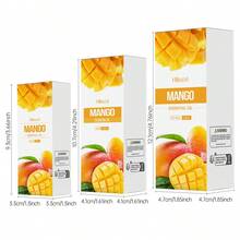 Hllozzi Aceite Esencial de Mango, Dulce con una Acidez Refrescante. Hidrata y Nutre Profundamente la Piel, Dejándola Suave, Lisa y Radiante. Apto para Todo Tipo de Piel. Ideal para Masajes, Cuidado de la Piel y Cuidado de las Uñas. - mango - Ver 2