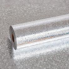 1 Roll Self-Adhesive Silver Aluminum Foil Contact Paper, Waterproof Oil-Proof Splash-Proof Kitchen Wallpaper, Suitable For Countertop, Cabinet, Drawer Decoration - Silver - View 17