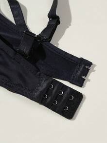 Solid Comfort Minimal Teen Girls Bra, Suitable For Girls Aged 13-16. - Black - View 5
