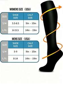 Solid Color Elastic Breathable Anti-Slip Sports Long Socks - Multicolor - View 2