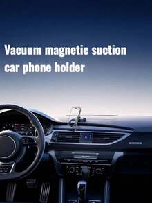 Neuer starker magnetischer Auto-Handyhalter - faltbar, 360° verstellbare Vakuum-Saugnapfhalterung, mit Mehrwinkel-Verstellung, Metall-Stützarm Auto-Handyhalter, geeignet für raue Oberflächen - A - Übersicht 4