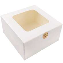 15/30PCS Holiday Gift Packaging Boxes, Simple Paper Boxes With Transparent Window, Suitable For Christmas, Halloween Themed Gifts And Various Festive Occasion Souvenirs, Easy To Assemble Gift Outer Packaging Boxes - View 6
