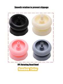 Cuentas de rotación manual, cuenco de rotación de cuentas de color aleatorio - Herramienta de cuentas sin energía, adecuada para el tejido de cuentas, la fabricación de pulseras, cuentas multicolores compatibles con alambre, diseño compacto y portátil - Talla única - Ver 7