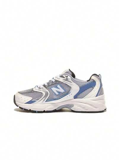  New Balance NB 530 復古運動繫帶 網布織物人造皮革減震透氣 低筒 休閒城市通勤跑步鞋 男女同款 鋼藍色