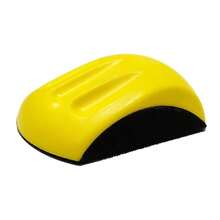 1pc 5-Inch Mouse-Shaped Sanding Block With Hook And Loop Back - Durable PU Ergonomic Handheld Sander, Suitable For Woodworking, Auto Repair And Furniture Making, Can Install 125mm Sanding Disc, Woodworking Tools And Accessories, Flexible Design - Yellow - View 10