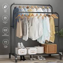 Heavy Duty Double Clothes Rail – Hanging Rack Garment Display Stand With Shoe Storage For Home & Retail - View 1