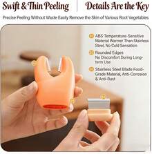Manual Garlic Peeler 2 In 1, Crab Shaped Garlic Skin Remover Tool, Non Slip Grip Stainless Steel Blade For Ginger Small Fruit, Home Essential - 1 - View 4