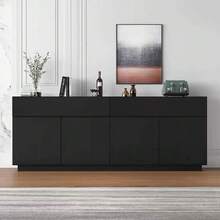 1Roll Thick Matte Black Contact Paper Self Adhesive Waterproof Removable Vinyl Wallpaper For Cabinet Countertop Shelf Kitchen Bedroom Decor - Black - View 6