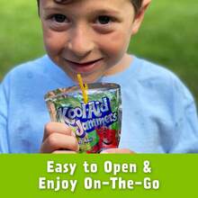 Kool-Aid -Aid Jammers Artificially Flavored Drink, 1 Pouches, For School Lunches And On-The-Go Hydration, Strawberry Kiwi Flavor, Excellent Source Of Vitamin C, 6 Fl Oz - Strawberry Kiwi - View 6