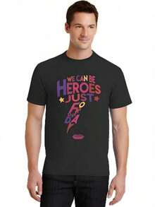 Men T-Shirts - 黑 - 查看 1