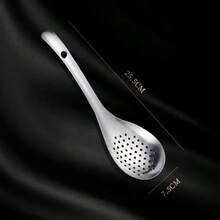 Stainless Steel Strainer Spoon Kitchen Colander Spoon Spoon Filter Strainer Food ScoopPerforated Skimmer Colander - View 9