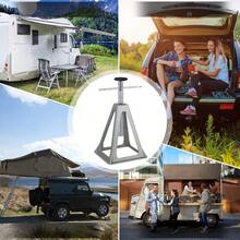 SAILUN Pack Of 2/4 Axle Stand Set For Static Caravan, Adjustable Height 28-43 Cm, Aluminum Support Stands For Caravan, Trailers, Maximum Load 1000 Kg, Caravan Accessories - 4 Pcs - View 3