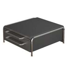 Coffee Machine Shelf With A Pull-Out Board, Coffee Capsule Container, Tea Bag, Plate, Cup Stand - Black - View 4