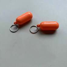 2pcs/Set Floating Boat-Shaped Keychain, Yellow Oval Floating Key Ring, Suitable For Boats, Water Sports Accessories, Suitable For Rowing, Surfing, Fishing And Outdoor Sports - Multicolor - View 10