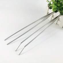 Aquarium Stainless Steel Tweezers Straight And Curved Style Aquatic Plant Tongs Long Tweezers Fish Tank Cleaning Tool - View 9